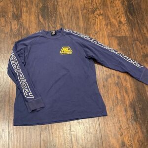 Vtg Polo Jeans Co Ralph Lauren long sleeve shirt size L logo on chest RL sleeves